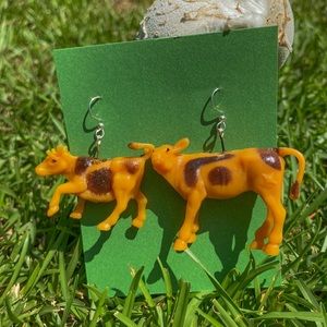 Cow and Calf Earrings